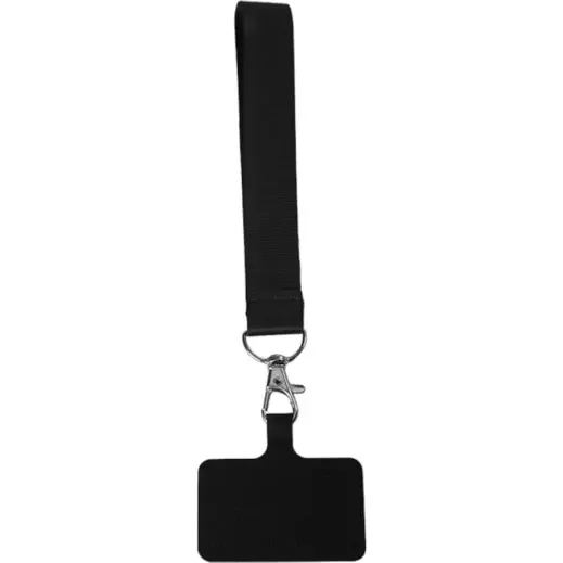 Cellphone Petersham Wrist Lanyard Black